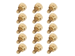 50 Peças (m5*8mm) Parafusos De Aperto Manual Com Graxa Plana Stededer Em Cobre Puro