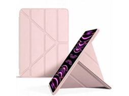 Capa De Silicone Com 3 Dobras Y, Anti-curvatura Para Xiaomi Pad 8/8pro 11.2 Polegadas (rosa)