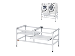 Suporte para Máquina de Lavar Roupa Vevor 1230 x 635 Mm em Aço Carbono com Carga de 267 Kg