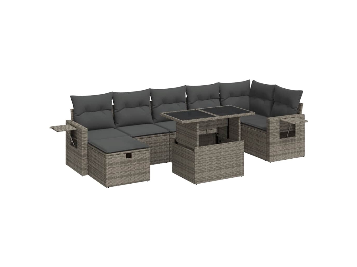 Garden Sofa Set, Garden Sofa Sets Vidaxl Cinzeto Rattan / Vime (n/a)