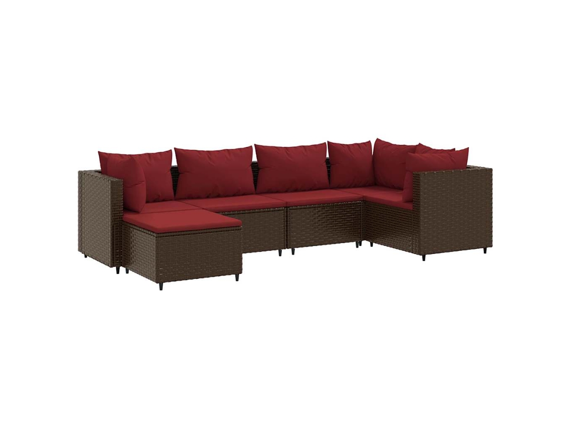Garden Lounge Set, Garden Lounge Sets Vidaxl Marrom Rattan / Vime (n/a)