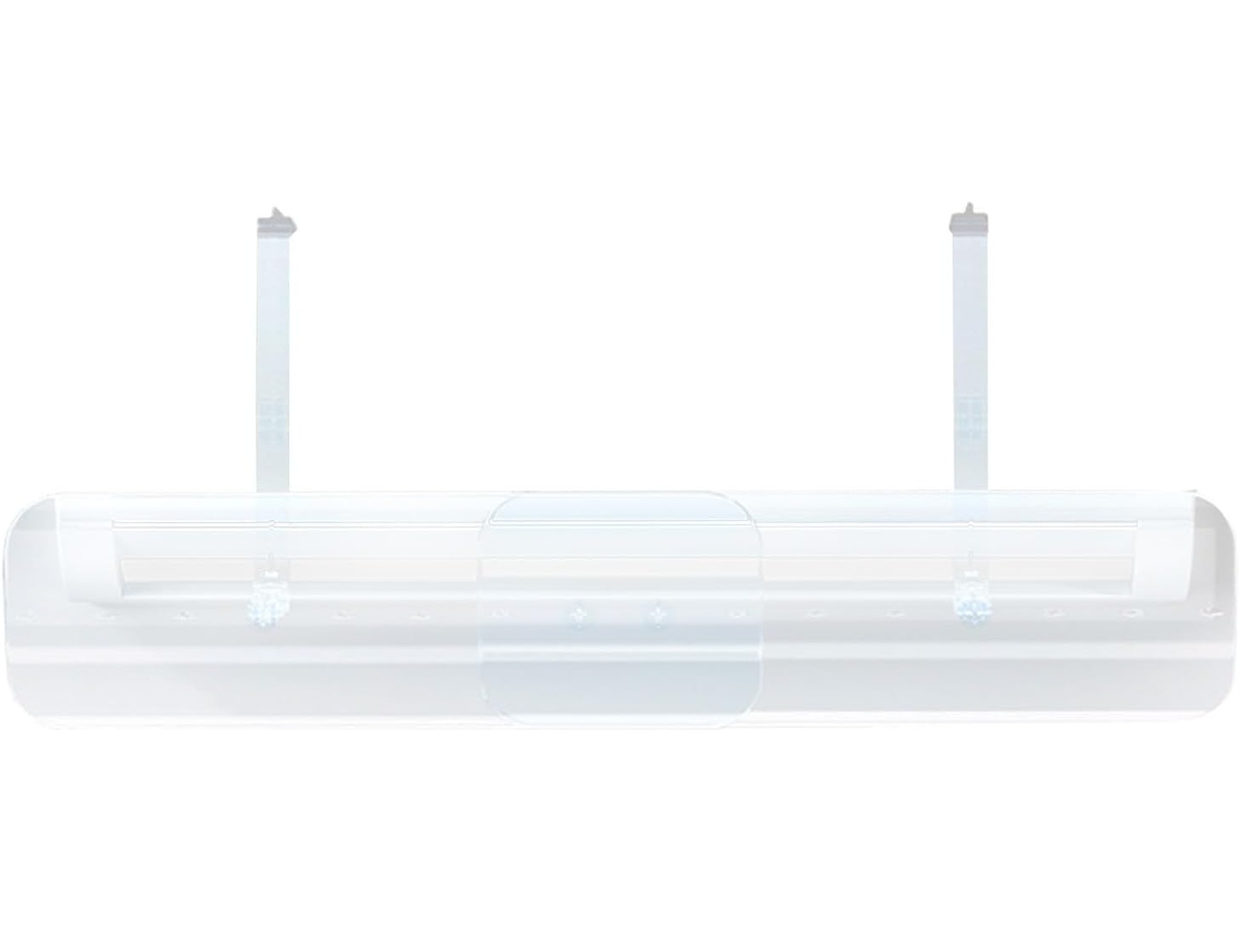 Defletor De Ar Para Ar Condicionado Com Tela Transparente Ajustável E Suporte De Montagem |