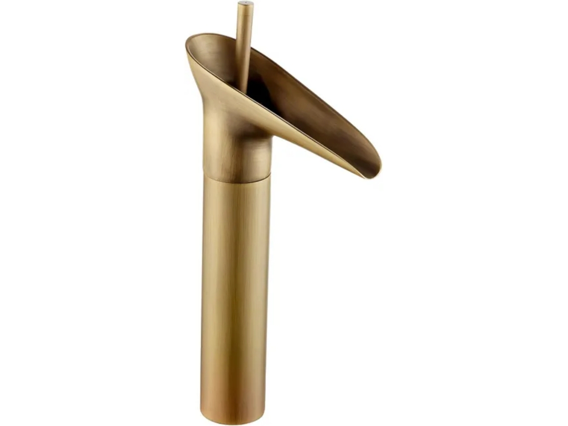 Torneira bronze antigo, misturador alto, válvula cerâmica, G 3/8, X001