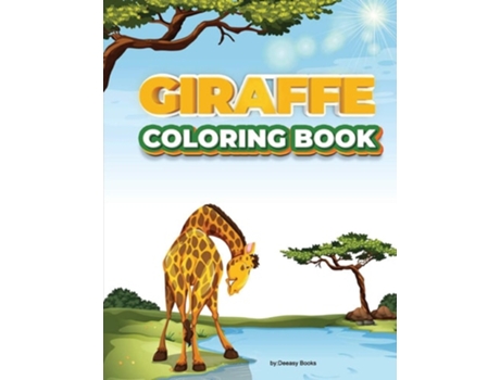 Livro Giraffe Coloring Book De Deeasy Books (inglês)