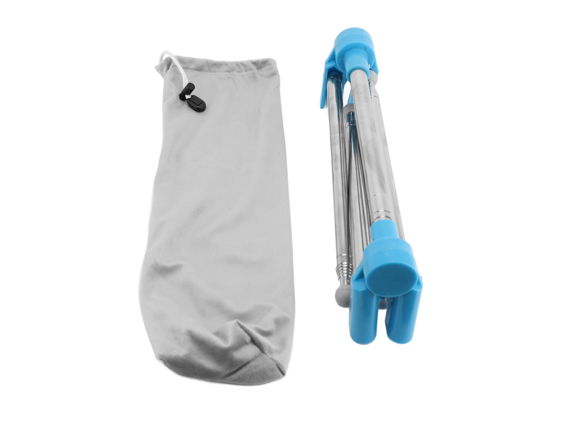 Rack de Roupas Portátil Dobrável de Aço Inoxidável | S/MARCA