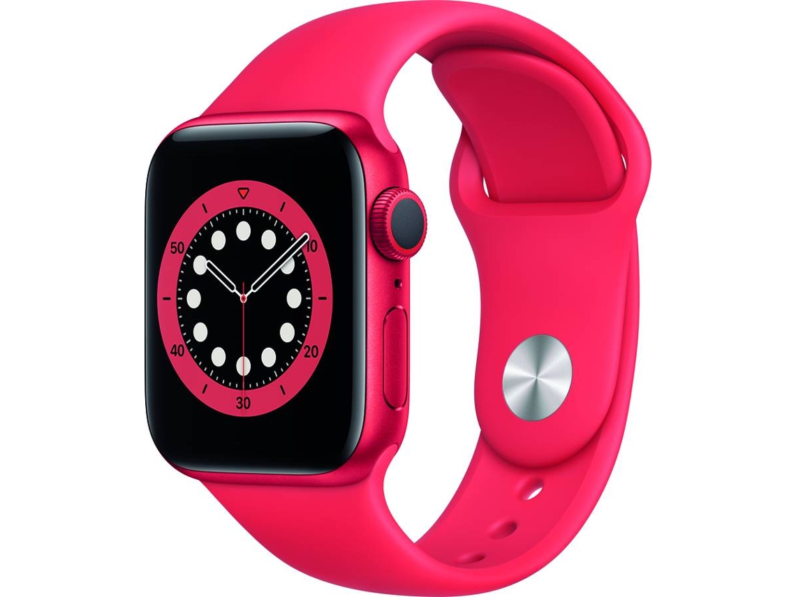 APPLE Watch Series 6 GPS (Recondicionado Reuse Sinais de Uso - 44 mm - Alumínio Vermelho, Vermelho)