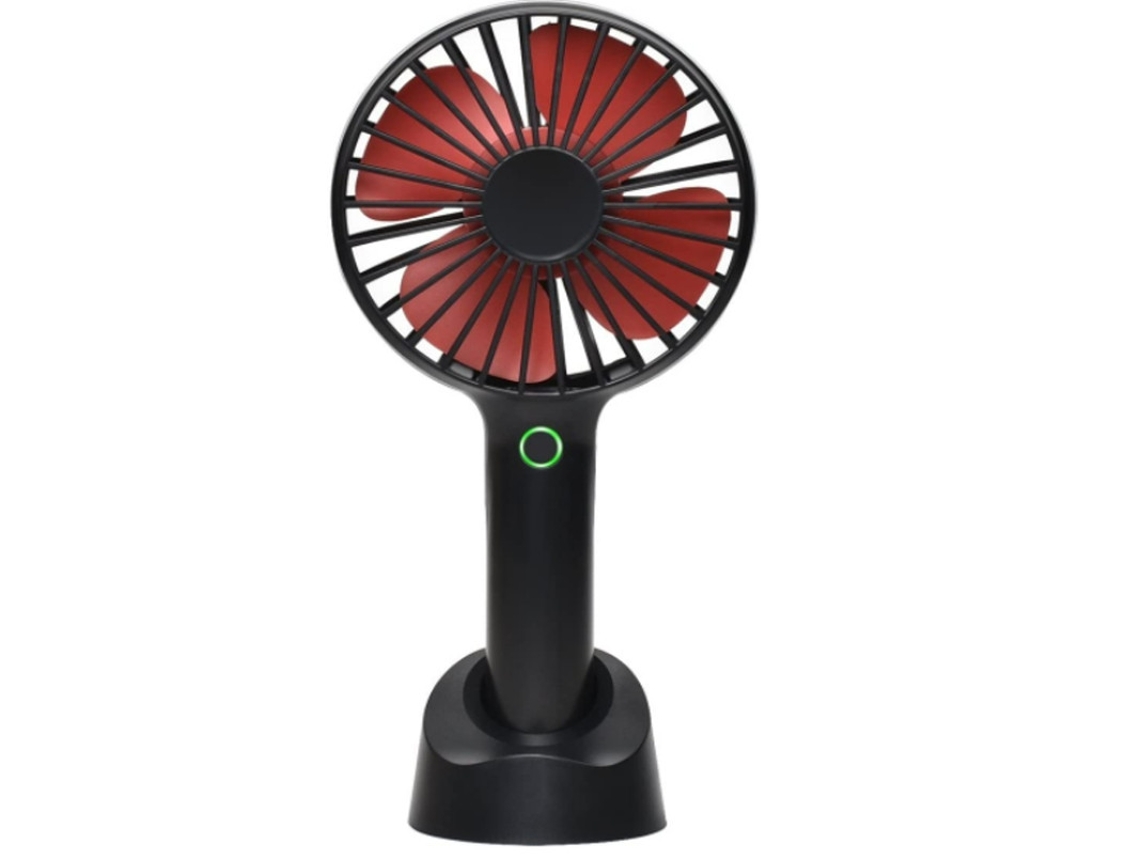 Mini Ventilador Mao 2500mah 4 Modos Base Removível Preto Yizhood