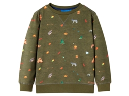 Sweatshirt Para Criança Cor Caqui 92