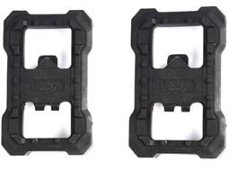 Pedal sem presilhas para conversão de pedais planos, adaptadores