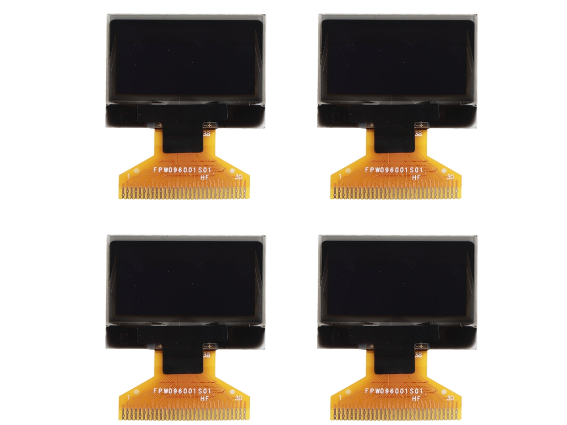 Tela LCD OLED de 0,96 polegadas 30 pinos, 128x64, dupla exibição amarelo azul, tela clara | S/MARCA