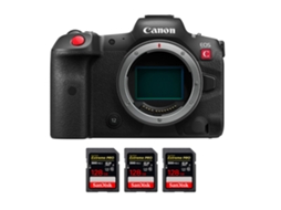 Eos R5 C Corpo + 3 Sandisk 128gb Uhs ii 300mb/s + Ebook “20 Dicas para Fotos Que Impressionam” CANON
