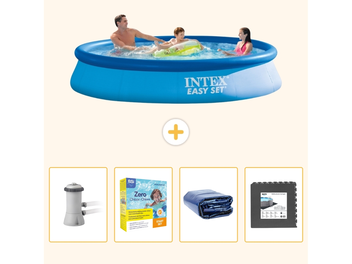 Intex Piscina Easy Set Redonda - 366x76 Cm - 5-peças S285