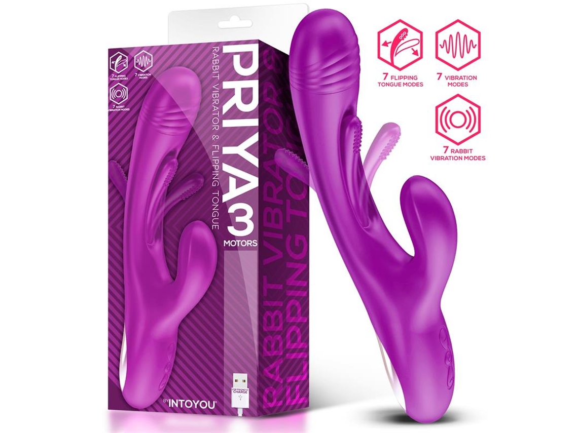 Vibrador De Língua Priya Com Movimento De Inversão INTOYOU