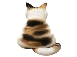 Travesseiro de Pelúcia Gato Fofo para Sofá 51cm S/MARCA