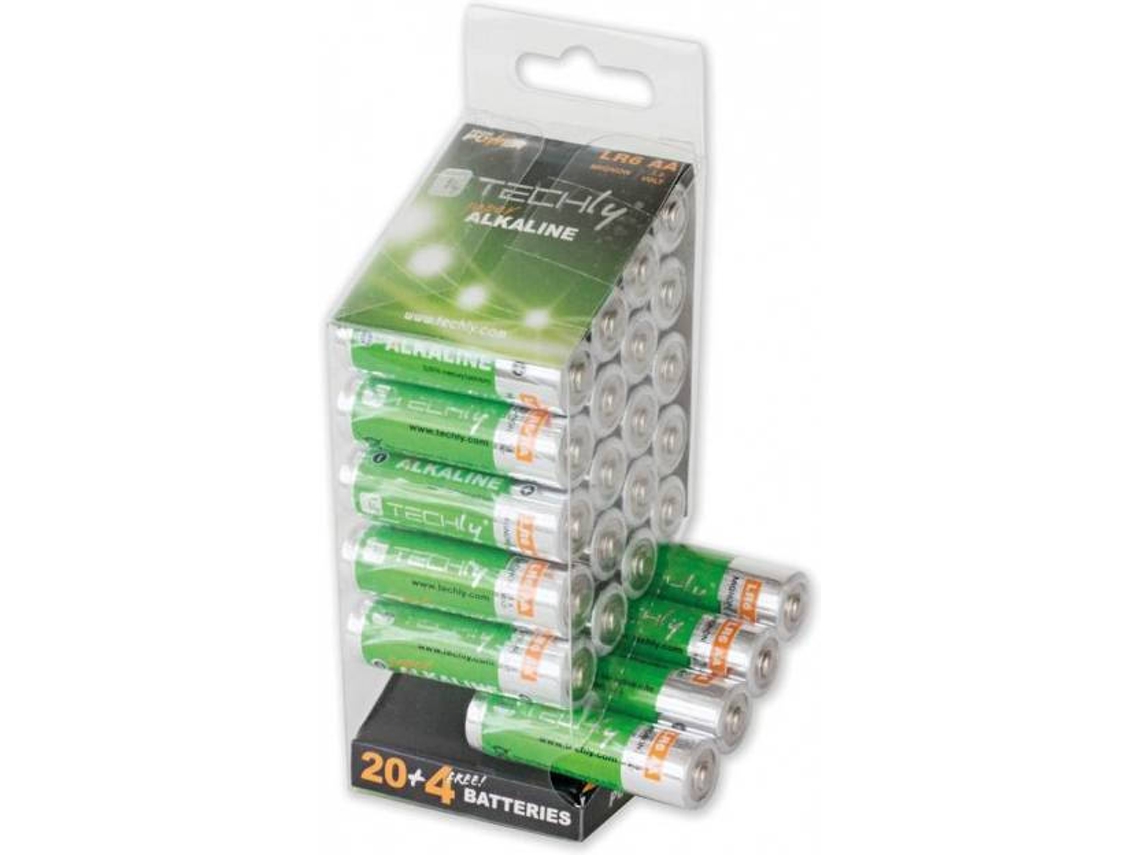 Pilhas TECHLY LR06 AA 1.5V