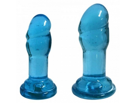 Dildos CURVE TOYS Lollicock Slim Sticks Duo Azul