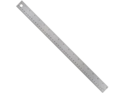 Lurelia Régua De Marcenaria Em Aço Inoxidável 45cm Com Base De Cortiça Para Escola