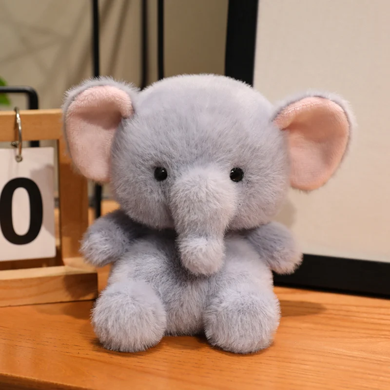 Brinquedo de Pelúcia Realista e Fofo de Desenho Animado MDUG (elefante de 17 Cm)