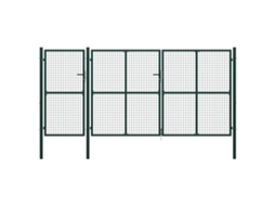 Garden Gate, Garden Gates Vidaxl Verde Aço (400 X 200 Cm)