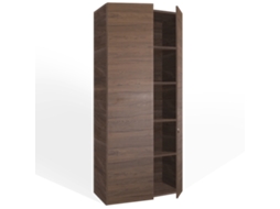 Armário de arquivo com portas. 5 prateleiras. 200 x 90 x 40 cm. Noz. OFILIKE