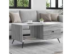 Vidaxl Mesa De Centro Sonoma Cinzento 90 X 50 X 40 Cm