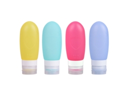 Frascos de silicone para viagem, 16 peças, portáteis AQUAFORGE