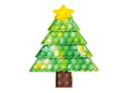 Ats brinquedo de Silicone da Série de Natal, Brinquedo Educativo Anti estresse para Crianças, Push Bubbles, Presente de Aniversário e Natal