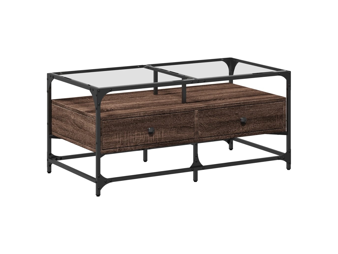 Coffee Table, Coffee Tables Vidaxl Marrom Madeira Processada (n/a)