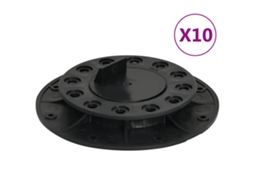 Vidaxl Pés Ajustáveis Para Pavimento 10 Pcs 20-30 Mm