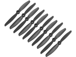 5 pares de hélices Pretas 5040 Cw Ccw x 4 Polegadas com 2 pás para quadricópteros e multicópteros CHABERLU