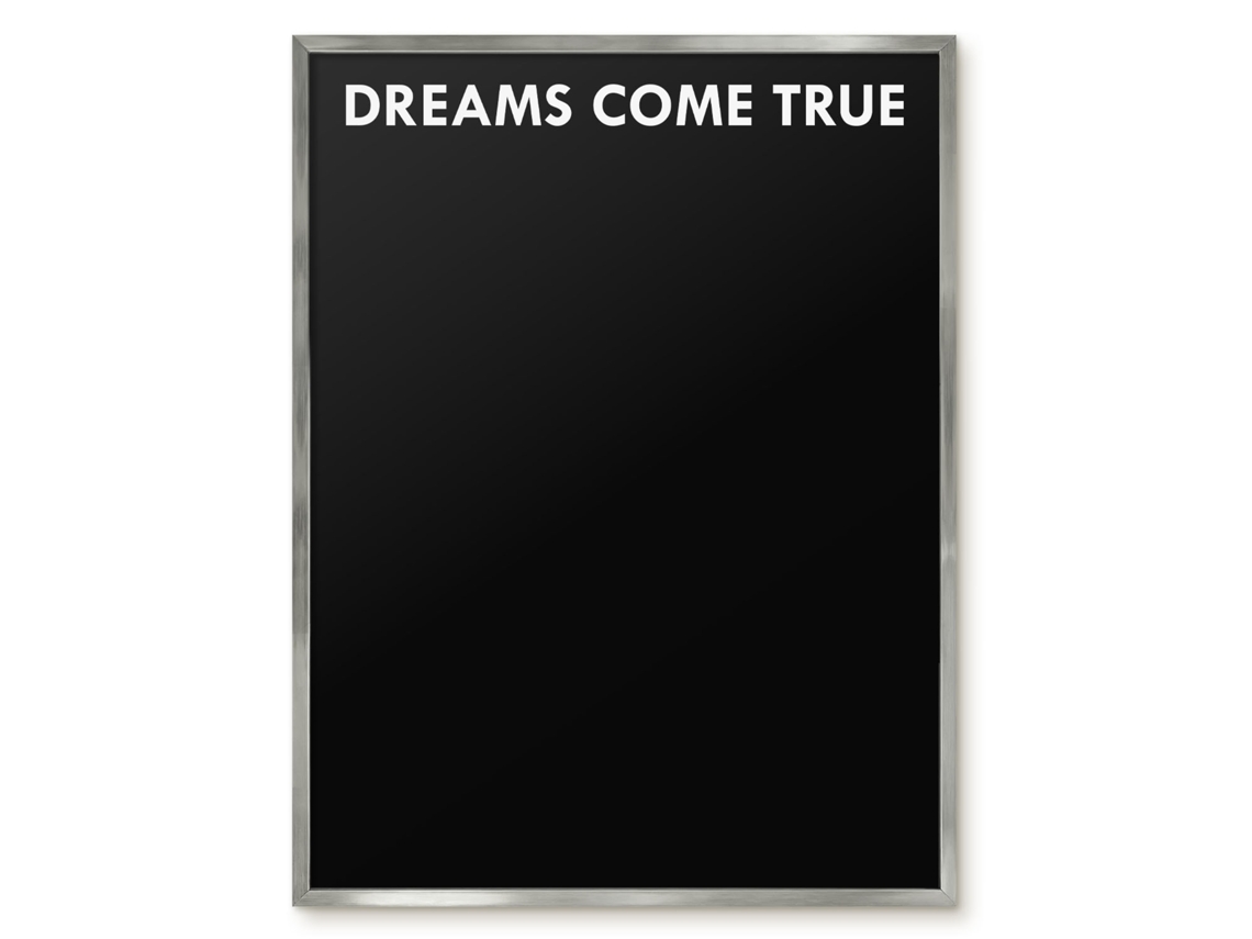 Magnetic Glass Board Dreams Come True For The Hall Espelharte (60x80 Cm)