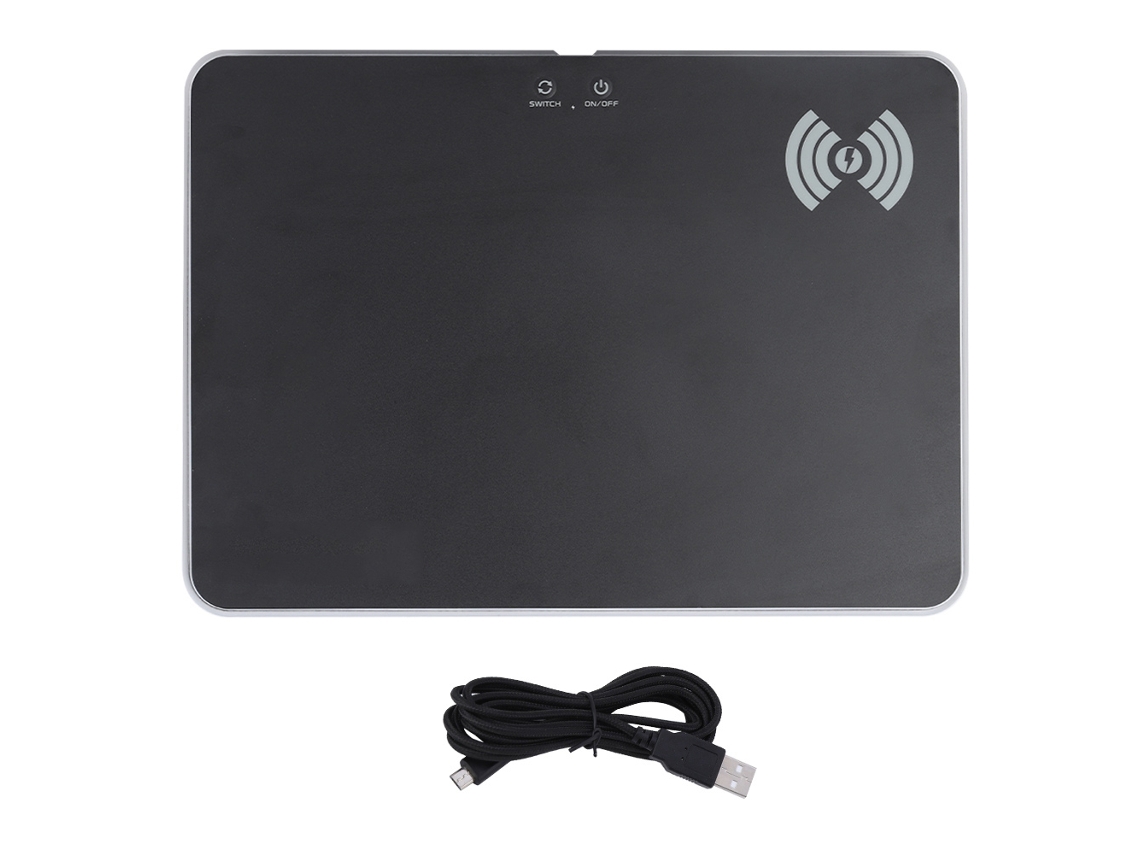 Mouse Pad LAXISCREED (iluminação Rgb, Duro, Carregamento Sem Fio)