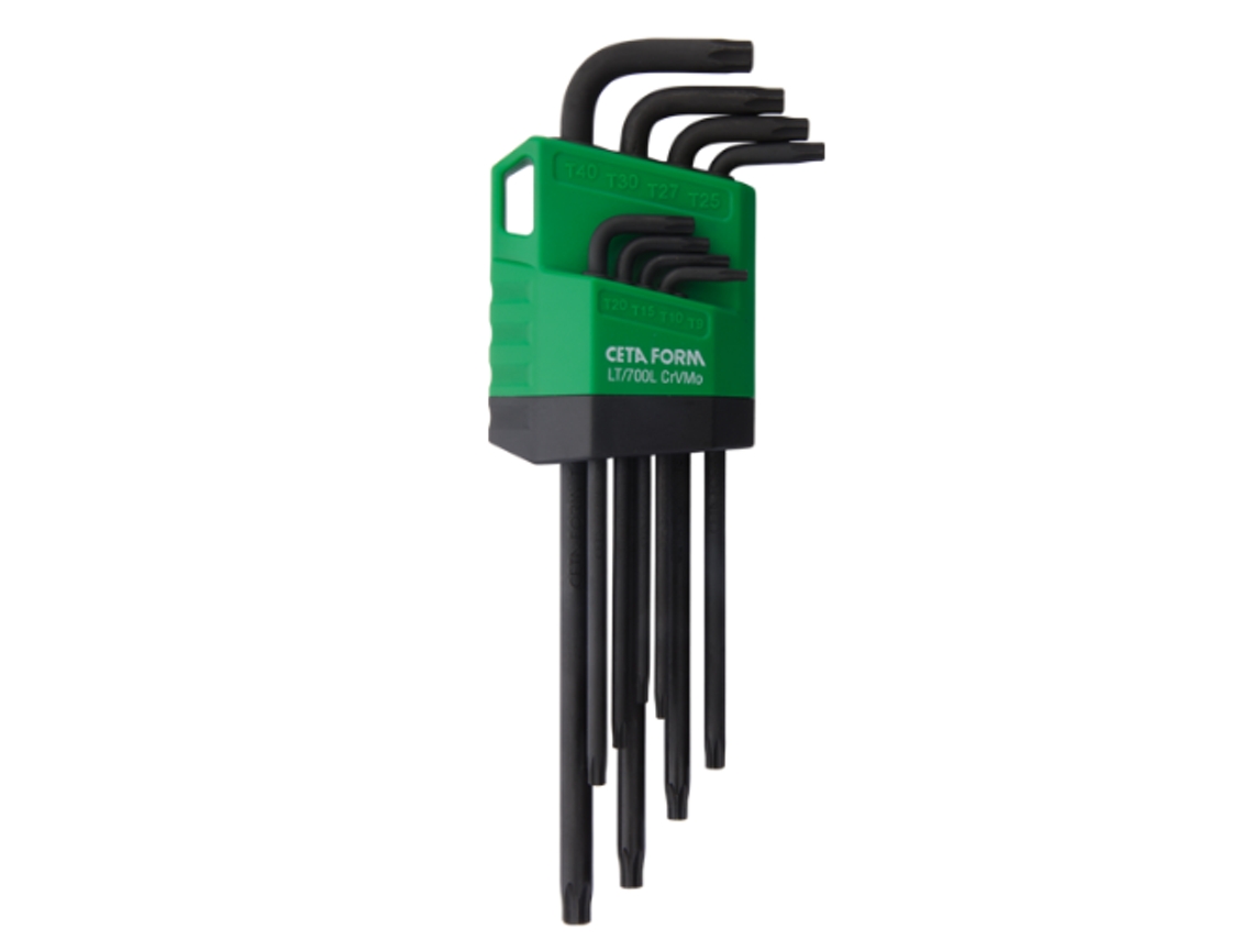 Jogo de 8 Teclas Torx CETAFORM L Arm Long