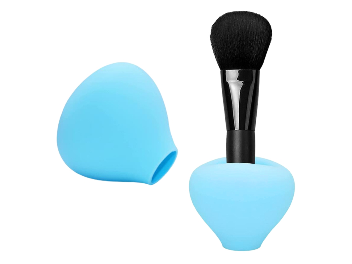 Fundas E Porta Brochas De Maquiagem De Silicone Reutilizáveis Para Viagens E Lar