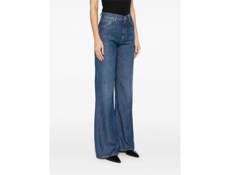 Calça Jeans Feminina Dondup Âmbar Poliéster Azul (29)