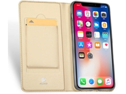 Capa iPhone XS Max WISETONY Dux Ducis-384 Dourado