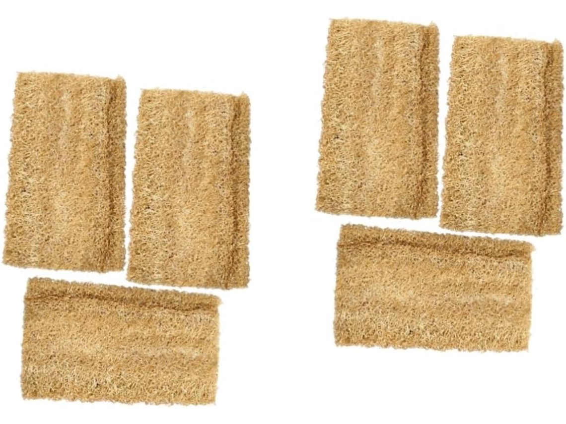 Conjunto De 6 Esponjas De Limpeza Para Cozinha Com Design Ref. 1268