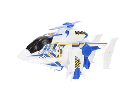 Helicóptero Da Polícia Com Luzes E Som Teamsterz
