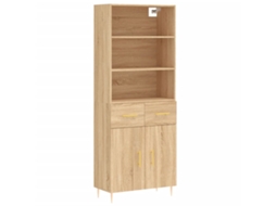 Highboard, Highboards Vidaxl Marrom Madeira Processada (n/a)