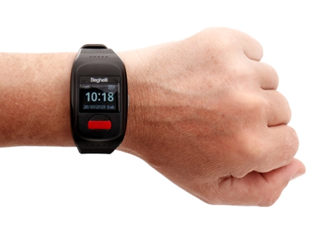 Smartwatch BEGHELLI Salvalavita Gsm Rastreador Gps Personal Negro
