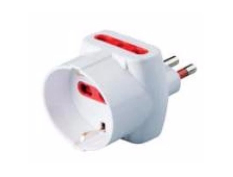 ROSI ROSI Ipw Trp10-2B1Sw Adaptador de plugue triplo 2P T 2P T Jack com soquete bypass ROSI