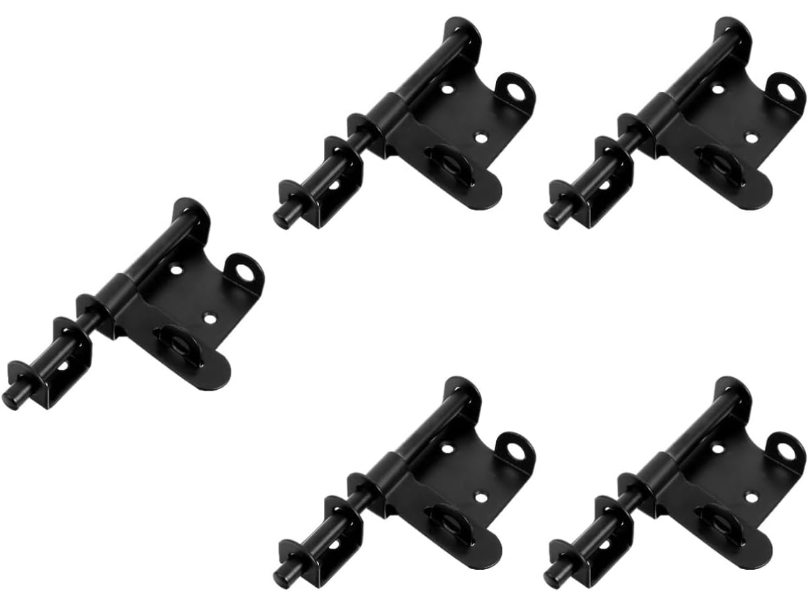 Conjunto De 5-travas Deslizantes Cabilock Em Aço Inoxidável Para Portão E Porta Celeiro Segurança Garantida