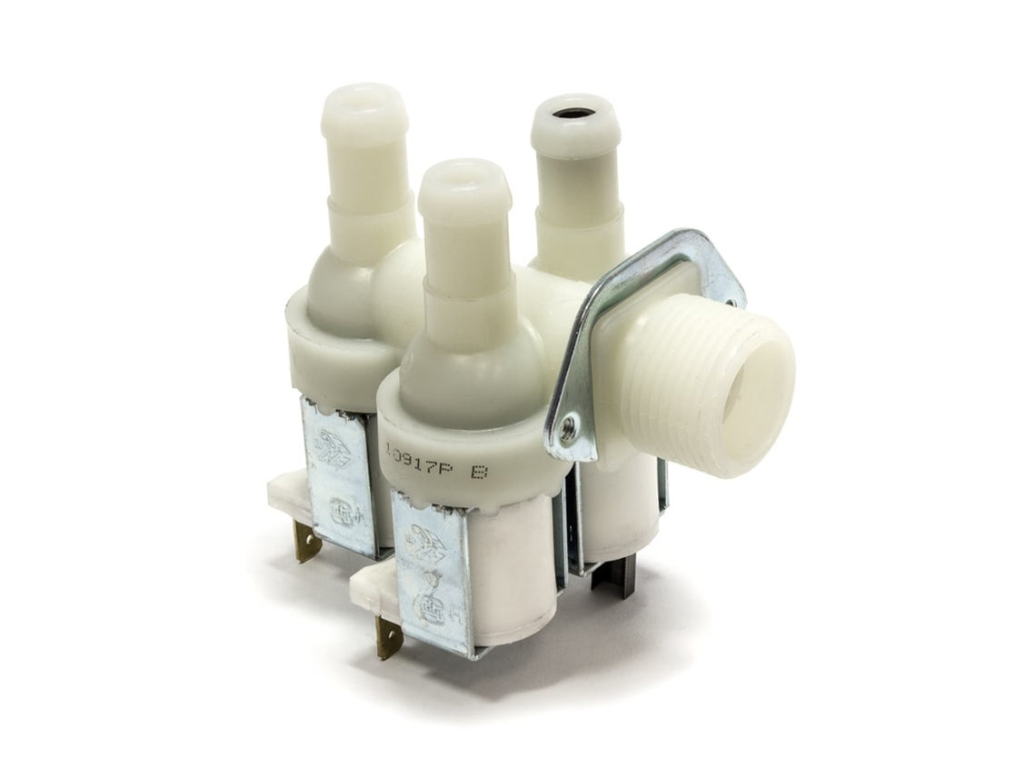 Válvula de Entrada 3 Vias 90° Bosch 1987730 TP para Máquina de Lavar Roupa Val030bo