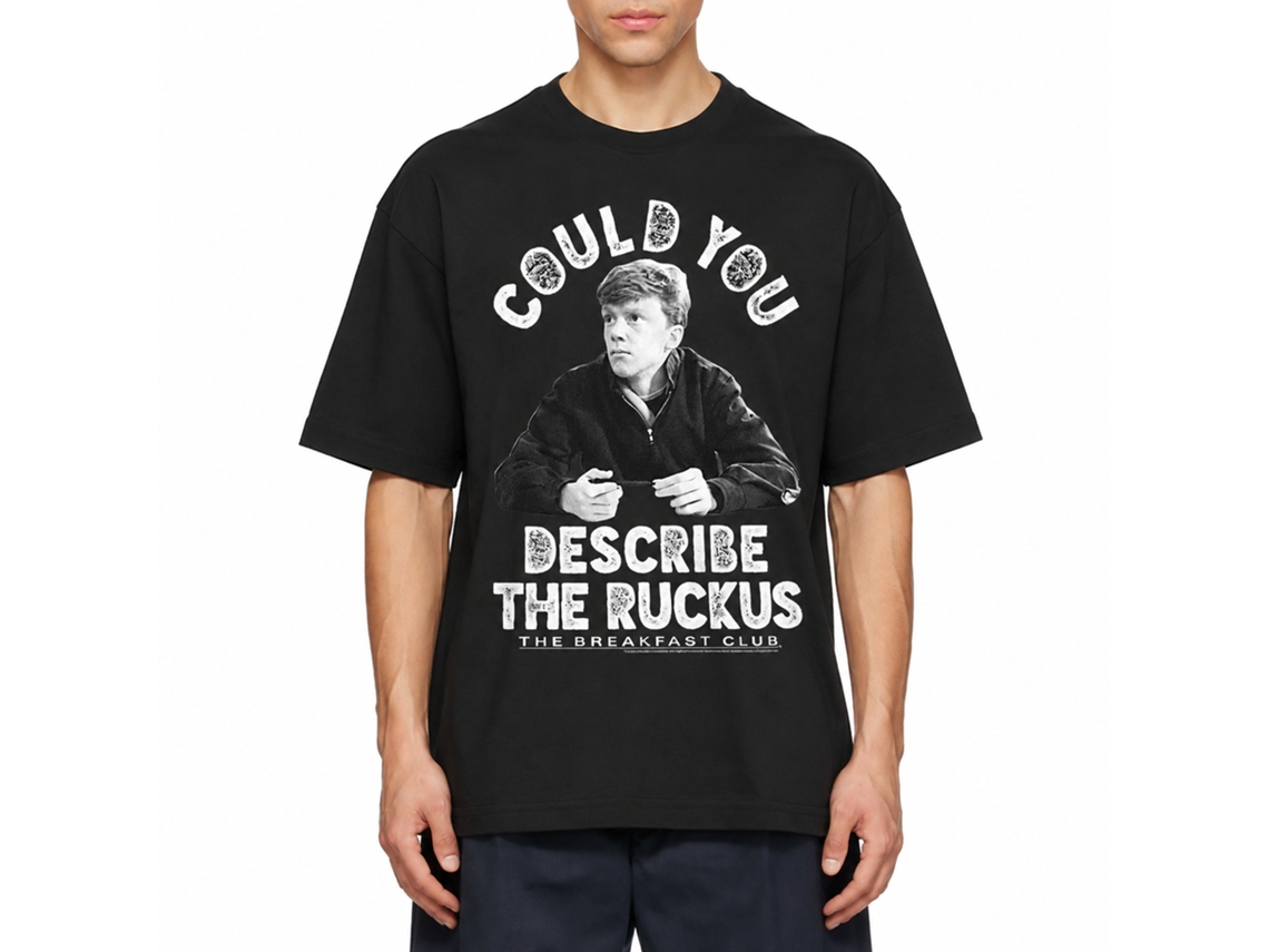 Rockinstone Breakfast Club Movie Ruckus Black Adult T-shirt Size:xl