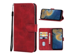 Capa De Couro Para Celular Zte Blade A72 4g / V40 Vita