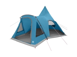 Tenda Teepee Vidaxl Azul Tafetá (545 X 450 X 295 Cm)