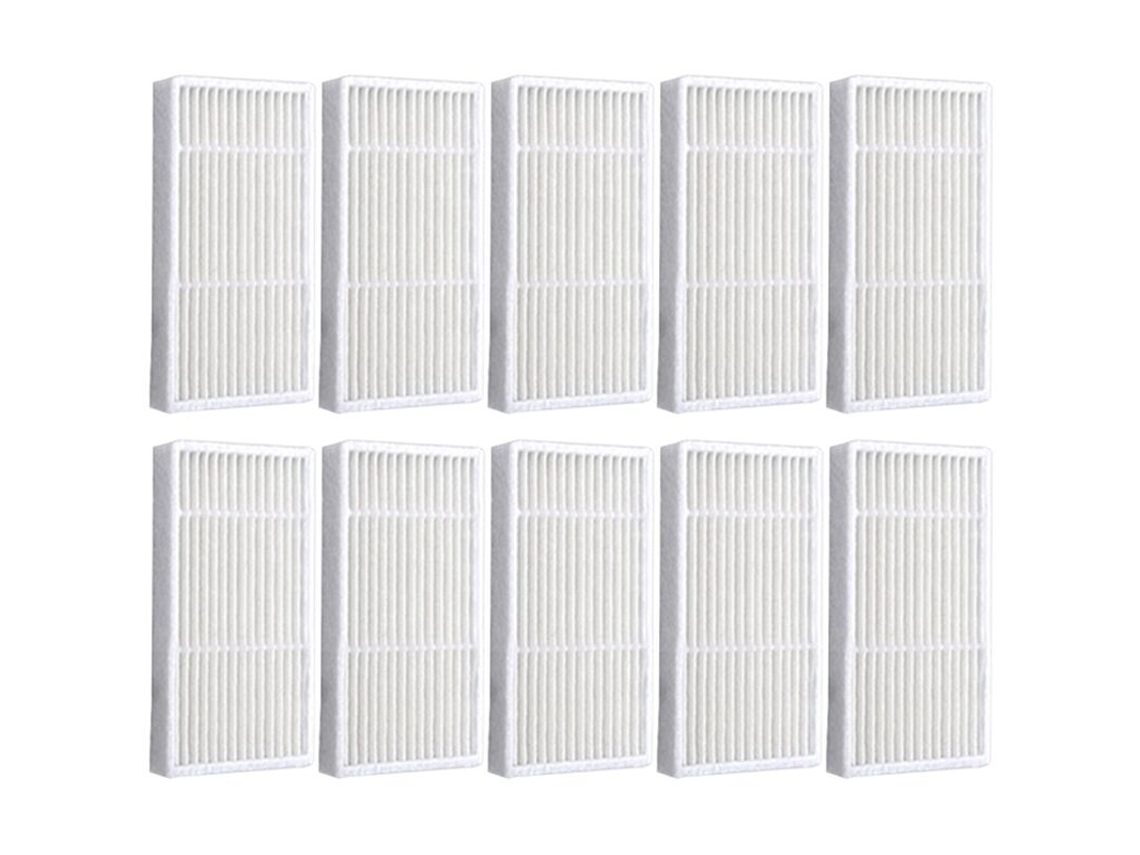 Conjunto de 10 Peças Acessórios para Filtro Hepa Aspirador Robô Fmart E, R300g/310a/e, 551p/550g/w BRILVIBERA