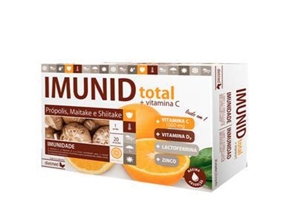 Imunid Total + Vitamina C 20 Ampolas Dietmed