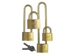 Arco Cadeado Douradoplastimo
