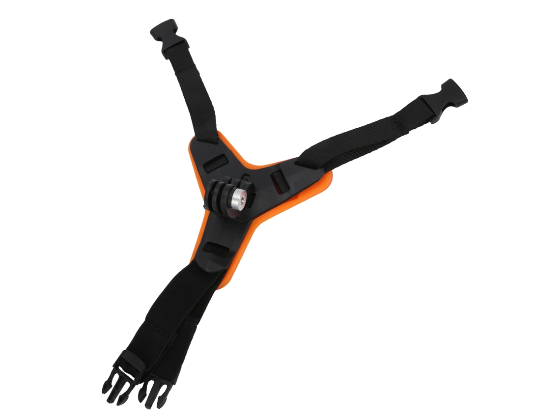 Motorcycle Helmet Camera Belt Mount Action Camera Helmet Chin Strap Shooting Holderorange LAXISCREED